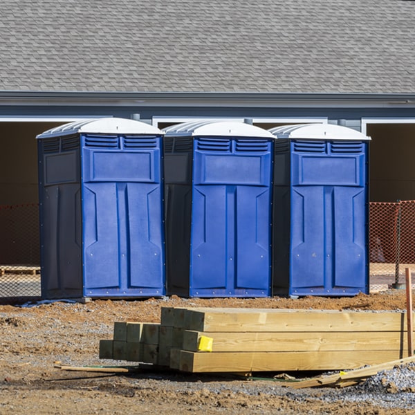 are there any restrictions on what items can be disposed of in the porta potties in Friendly